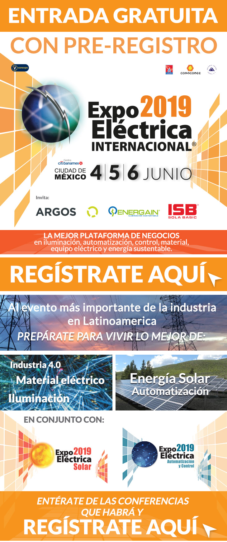 Pre-registro Expo Eléctrica Internacional 2019