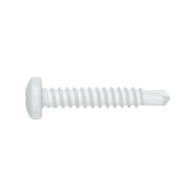 Fijación Tornillos DIN-7504-N HP B Tornillo autotaladrante de cabeza alomada y huella PH. Pintado blanco. Fijación Tornillos DIN-7504-N HP B Tornillo autotaladrante de cabeza alomada y huella PH. Pintado blanco.