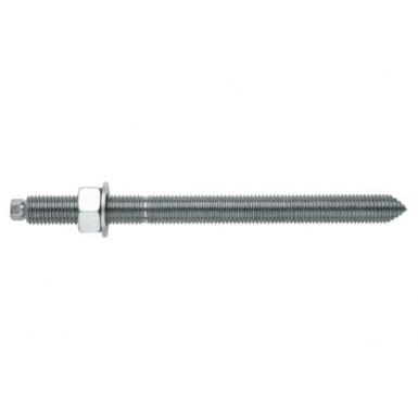 Fijación Anclajes químicos EQ-AC Espárrago para anclaje químico con tuerca y arandela. Varilla roscada para químicos. Producto cincado Fijación Anclajes químicos EQ-AC Espárrago para anclaje químico con tuerca y arandela. Varilla roscada para químicos. Producto cincado