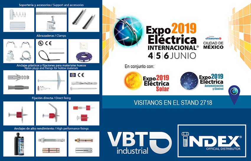 VBT en Expoelectrica internacional stand 2718